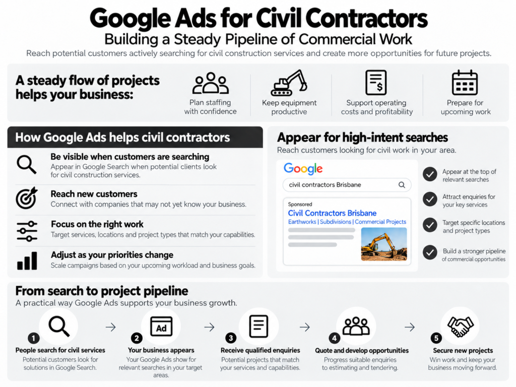 How Can Google Ads Help Civil Contractors Secure More Work?